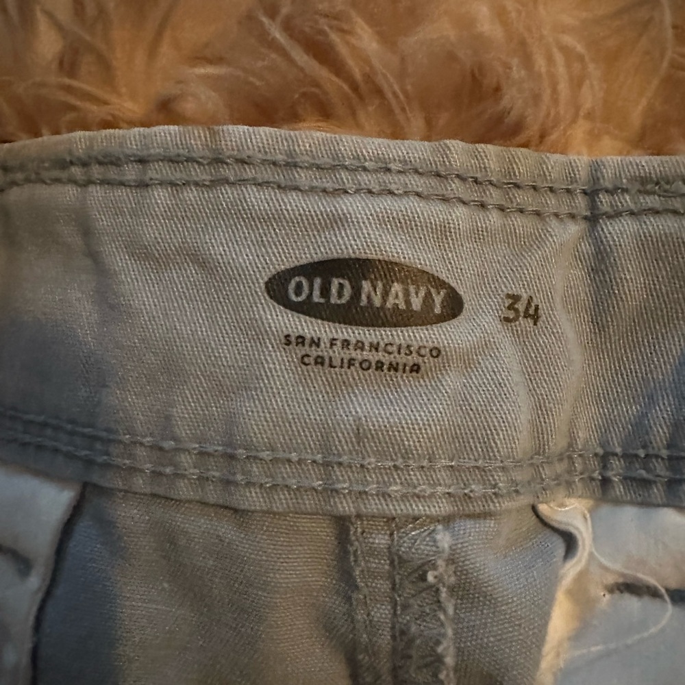 Old Navy Light Blue Flat Front Shorts - Picture 5 of 5